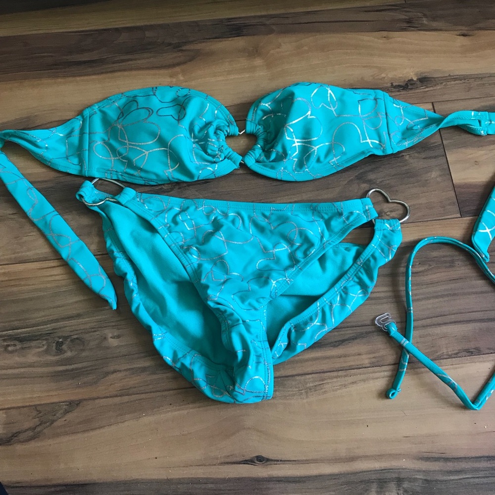 Teal bikini